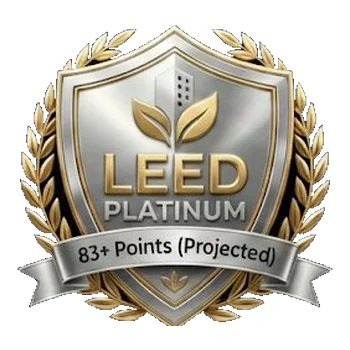 LEED Platinum - 83+ Points (Projected)