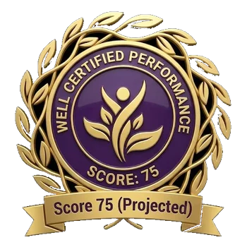 WELL Certified Performance - Score 75 (Projected)